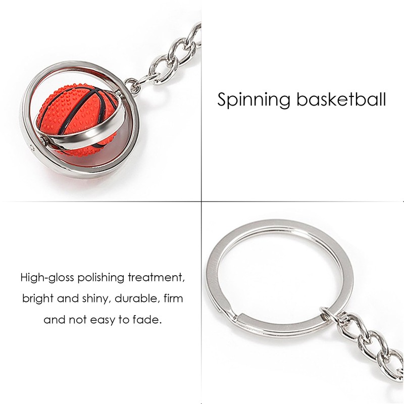 YSDYY 5 Pieces Of Ball Game Theme Keychains, Sports Memorabilia,