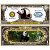 ENDANGERED GIANT PANDA MILLION DOLLAR BILL (w/protector)