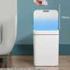 Automatic Trash Can Touchless Quiet Large Capacity Motion Sensor Waste