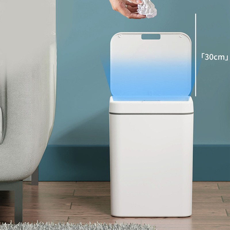 Automatic Trash Can Touchless Quiet Large Capacity Motion Sensor Waste