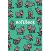Funny Cartoon French Bulldog Notebook: 100+ lined pages 6"x9" notebook