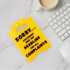 Funny Office Desk Sign, Double Sided Printed Mini Desk Warning