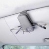 차량용 선글라스 거치대 클립 가죽 자석 안경 케이스 Car Sunglasses Holder Clip Leather Magnetic Glasses Case