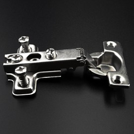 Mprofi MT® Set of 10 Hinges for Cabinet Doors, Mini Cabinet Hinges, Diameter 26 mm, Kitchen Cabinet Hinges, Cabinet Door Hinge, Cabinet and Furniture Hinges, Pot Hinge Corner Stop PM/R/10