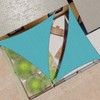 ECOOPTS 7'x15'x17' HDPE Sun Shade Sail Right Triangle Canopy Shades