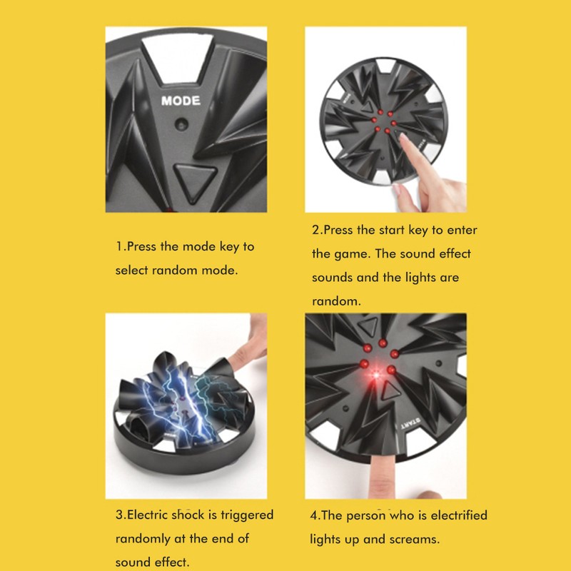 Electric Lie Detector Finger Shock Game Shocking Toy Lucky Electric
