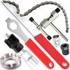 Retoo Bicycle Chain Whip Sprocket Remover Cassette Lock Ring Tool