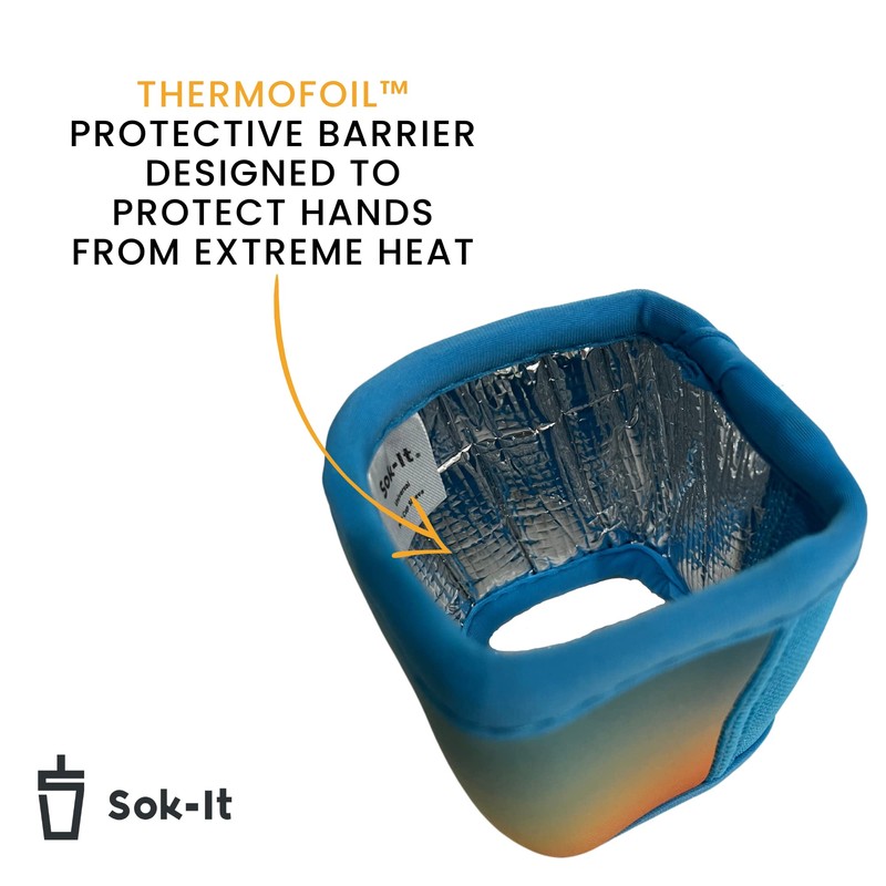 Sok It HotSok Coffee & Tea Reusable Insulated Neoprene Cup