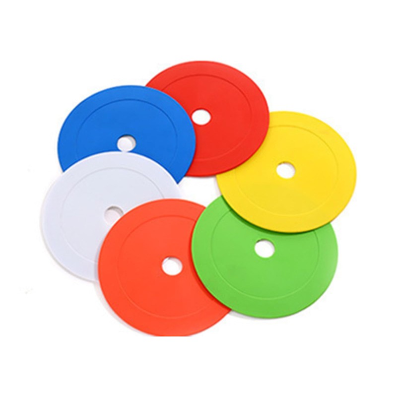 Teogneot 6 Pcs Marker Discs Spot Non-Slip Rubber Agility Flat