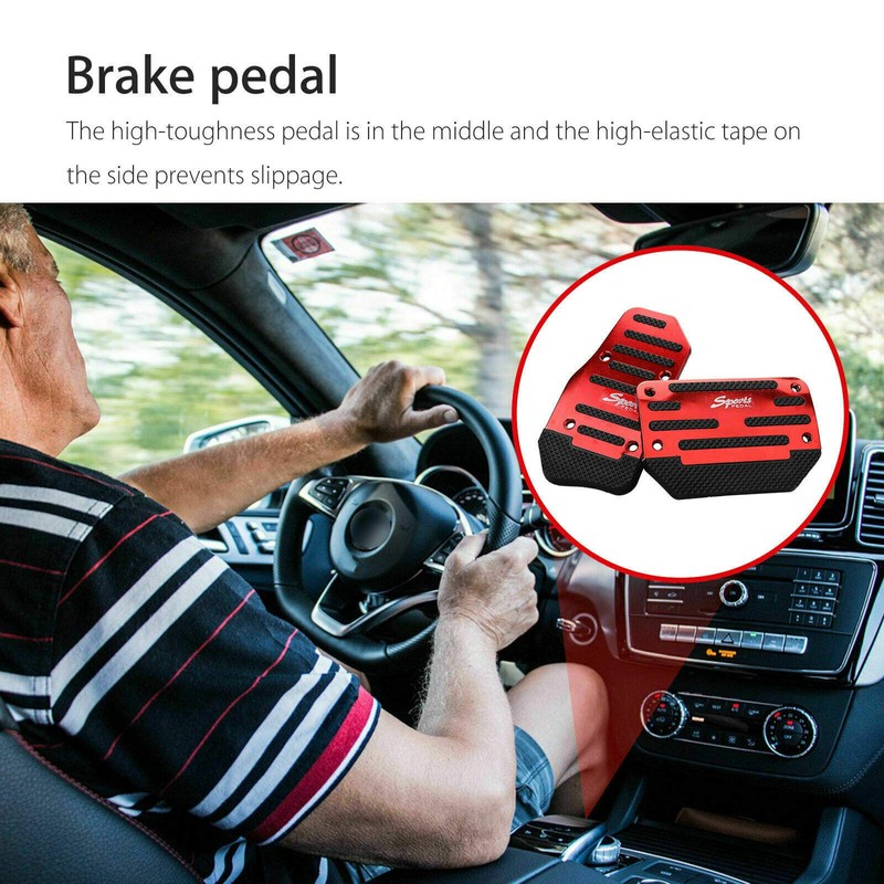 MACHSWON Non Slip Automatic Car Treadle Accelerator Brake Pedal Cover