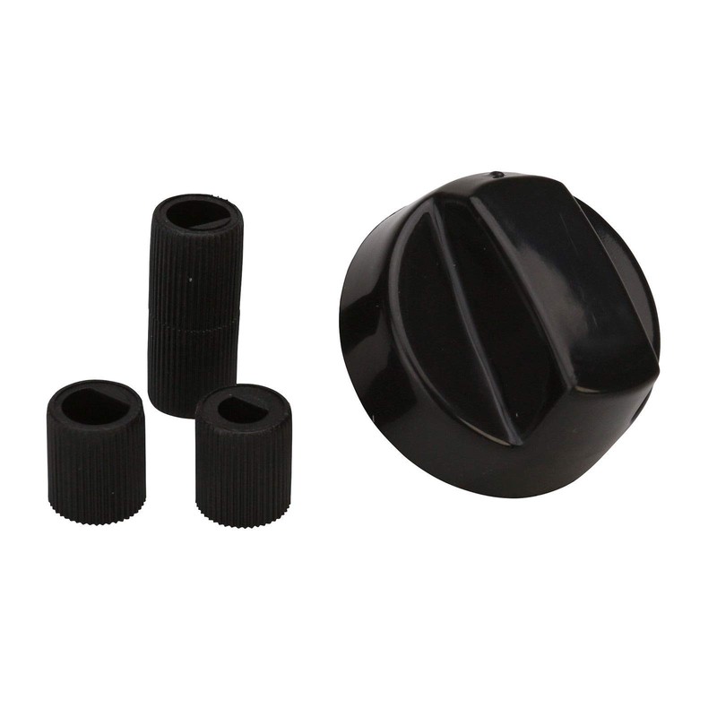 5 X Black Electrical Gas Stove/Oven Knobs with 3 D