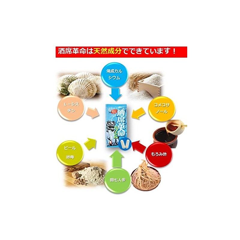 １包分オトク☆メーカー直販 酒席革命 カプセル お徳用パック （8包入り＝7包＋1包サービス）☆ウコンで満足できなかった方、お試しあれ☆