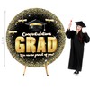 6.5FT Graduation Round Arch Backdrop Cover for Circle Arch Stand