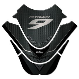 Resin Bike Motorcycle 3D Stickers Compatible with Yamaha Tracer 9 2021 Metallic Effect. Tank Protection from Bumps and Scratches. Resin Stickers for Motorcycle Tank - Gadget Moto