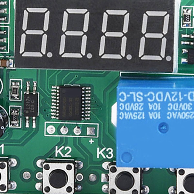 5V/12V/24V Delay Timer Digital Control Switch Relay Module with LED