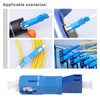 EMSea 2PCS Fiber Optic Adapter Singlemode 9/125 SM SC Male