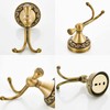 Antique Bronze Bathroom Hardware Set,Adjustable Towel Rack, Toilet Roll Paper