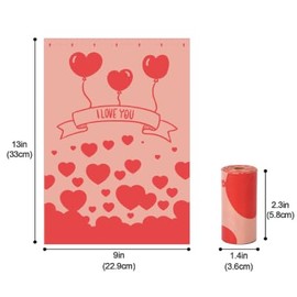 Biodegradable Pet Waste Bags with Dispenser, 36 Count, Pink Color, Dog Poop Bags