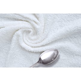 Bar Mop Towels White Terry Cloth Rags for Cleaning - 100% Cotton Cleaning Towels & Bar Towels, Reusable Terry Cloth Towels & Cleaning Rags Absorbent Terry Towel Bar Mops & Bar Rags 16"x19" Pack of 12