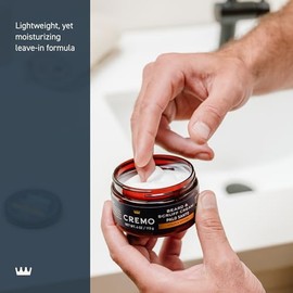 Cremo Beard & Scruff Cream, Palo Santo (Reserve Collection), 4 oz - Soothe Beard Itch, Condition and Offer Light-Hold Styling for Stubble and Scruff (Product Packaging May Vary)