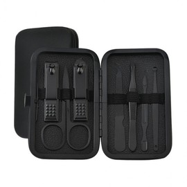 7-Piece Nail Clipper Set LMCF-0168 Black (Basic 7-Piece)/ONE 3ea