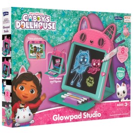 John Adams | Gabby's Dollhouse GLOWPAD Studio: light up drawing tablet to trace, copy or create freehand drawings that light up! | Arts & Crafts | Ages 3+