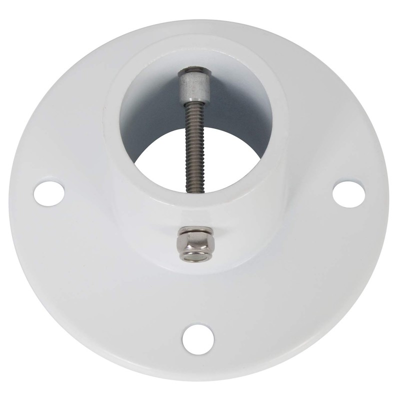 ECOTRIC Deck Anchor Flange Cast Aluminum Above Ground Pool Ladders/Handrails/Slide