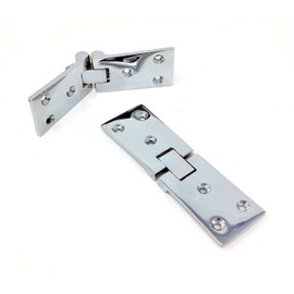 Merriway® BH01713 (2 Pcs) Counterflap Hinge Chrome Plated - Pack of 2 Pieces