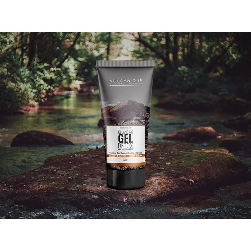 Vulcanique Detox Cleansing Gel with Activated Carbon, Kaolin and Volcanic