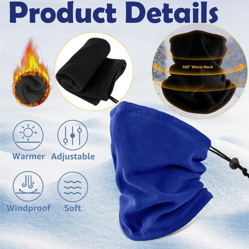 WUERKIYA Winter Neck Warmer Gaiter,Premium Multi-functional Neck Gaiter – Winter