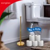 Songtec Toilet Paper Holder Stand Reserve for Bathroom, Holds 4/5