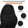 KRSI 14Inch Spiral Curl Short Drawstring Ponytail Extension for Black