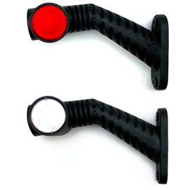 MelTruck® 2 x 3 Function LED Outline Marker Light 12 V 24 V for Trailer Trailer
