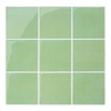 COMSTICKC Thicker Green Peel and Stick Backsplash,10 Pcs of 12''x12'',