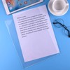 FEPITO 25 Pcs A4 Cut Flush Folders Plastic Transparent File