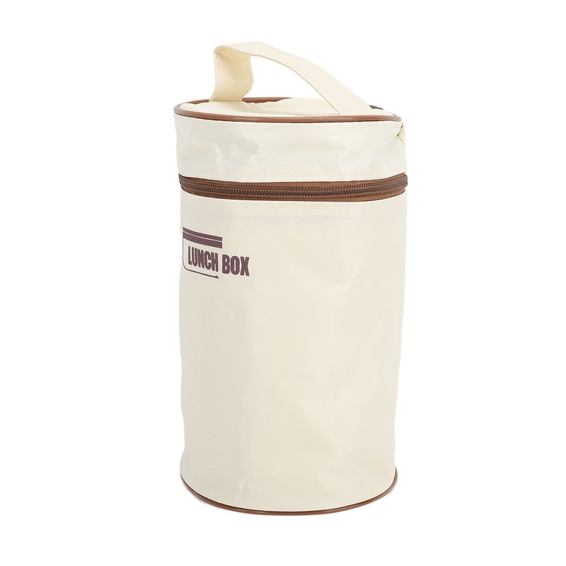 Insulated Lunch Container 304 Stainless Steel Leakproof Portable Round Thermal
