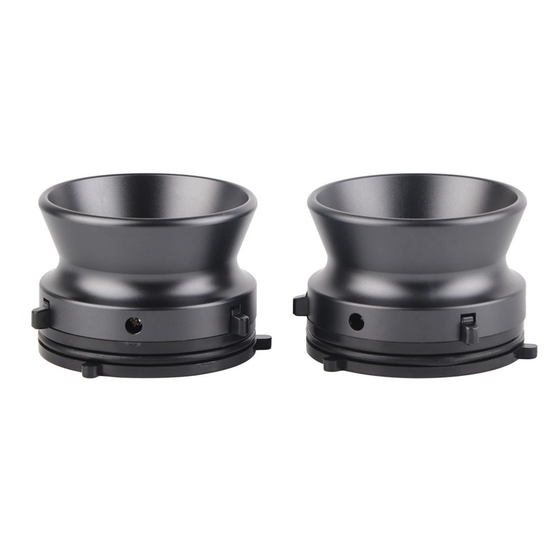 1 Pair NAB Hub Adapters Professional Polished Aluminum Alloy 10