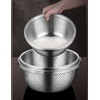 Mixing Bowls with Colander 304 Stainless Steel Kitchen Strainer for