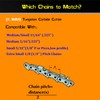 【4.3MM】 Tungsten Carbide Cutter for Medium/Small 11/64" (.325") Pitch Chains,Also