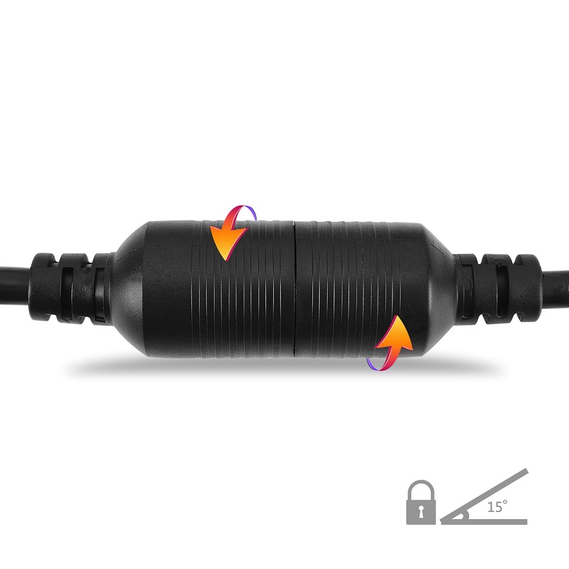 HENGYI L6-20P to L6-20R Heavy Duty Generator Locking Power Cord,Generator