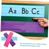 VILLFUL Erasable Notebook Paper Magnetic Strips Magnetic Chart Strips for