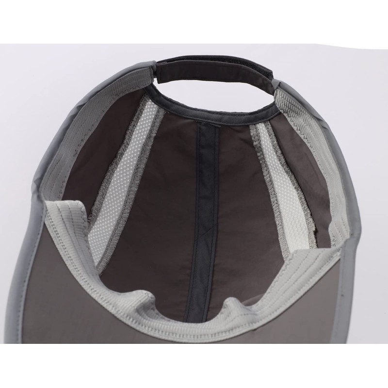 CONNECTILE Folding Mesh Sports Cap Reflective Stripe Breathable Runner Cap,