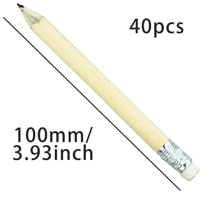 REBECASKYENS 60 Pieces Pencils With Rubbers on the End,Writing Pencils,