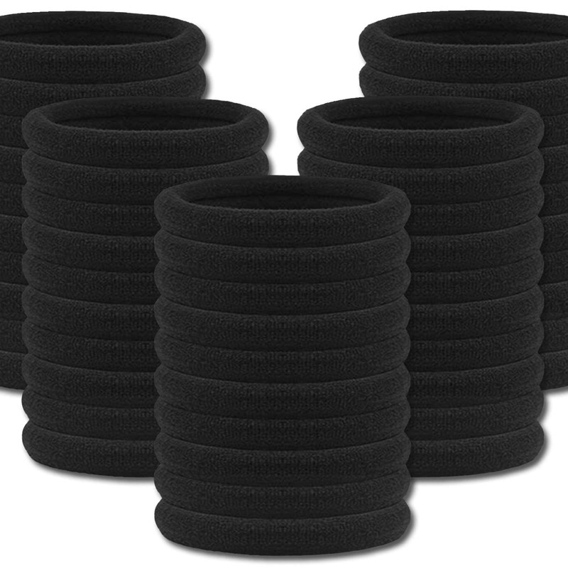 100 Pcs Ligas para Peinar el Cabello, Donas para Cabello