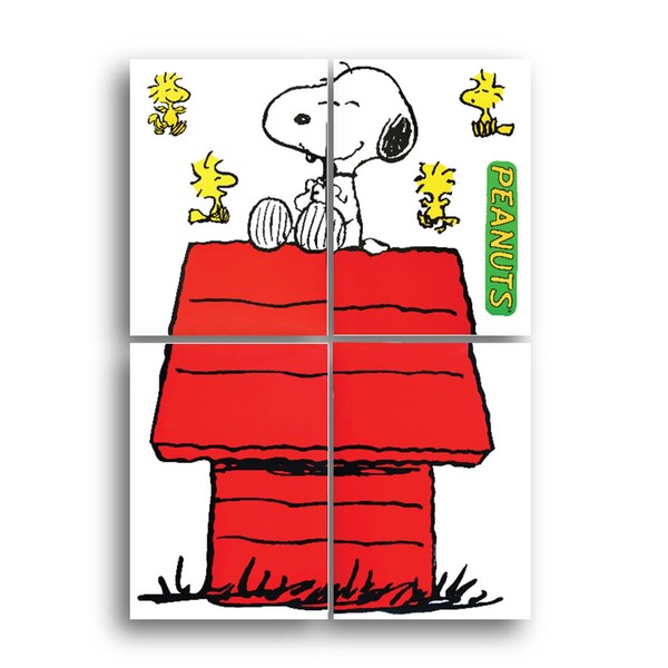 Eureka Back to School Giant Character Snoopy and Dog House Bulletin Board Set, Classroom Supplies, 48'' x 34'', 8 pc.