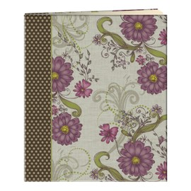 Pioneer Photo Albums XL 50 Beige Page Scrapbook (25 Sheets), Berry Blossoms