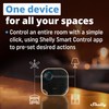 Shelly BLU Button1 Black | Bluetooth-Operated Action and Scenes Activation