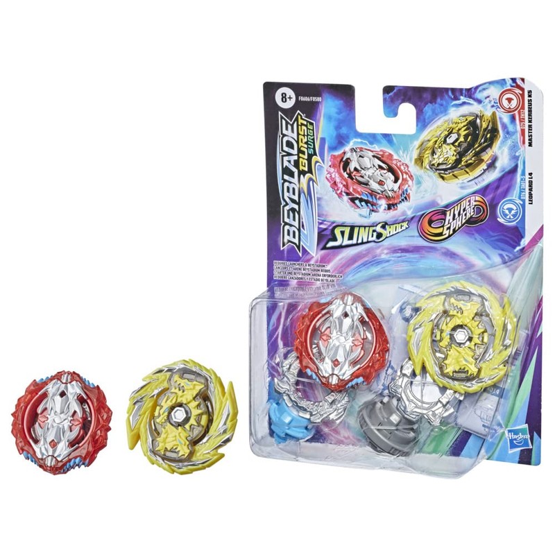 Beyblade Bey SS Leopard L4 N HS Master Kerbeus K5
