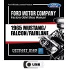 1965 Mustang / Falcon / Fairlane Factory OEM Shop Manuals