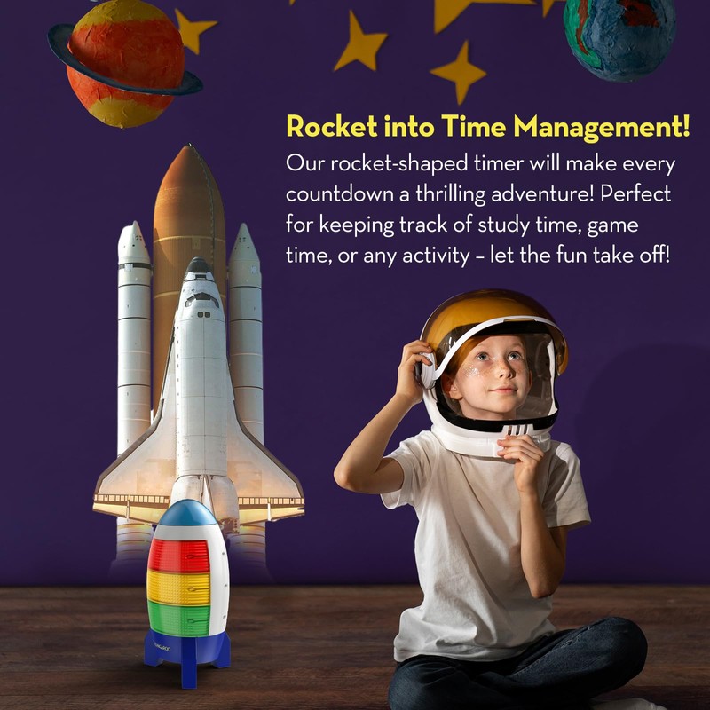Ted Kangaroo Countdown Timer! Blast Off Visual Timer for Kids